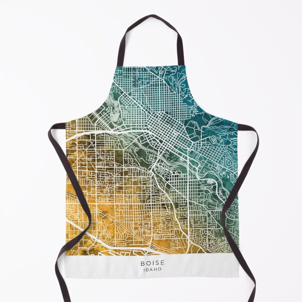 Item preview, Boise Idaho City Street Map designed and sold by ArtPrints.