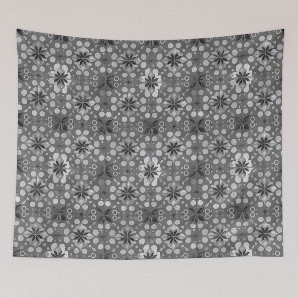 Item preview, Abstract Monochrome Versatile Tiling Pattern - Timeless Elegance in Black and White designed and sold by cocomikozza.