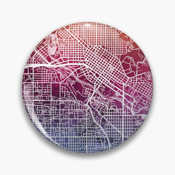 Artikelvorschau, Straßenkarte der Stadt Boise, Idaho entworfen und verkauft von ArtPrints.