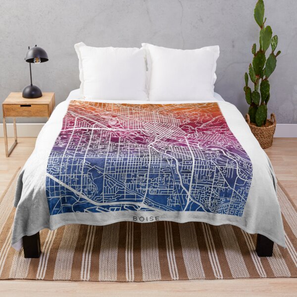 Item preview, Boise Idaho City Street Map designed and sold by ArtPrints.