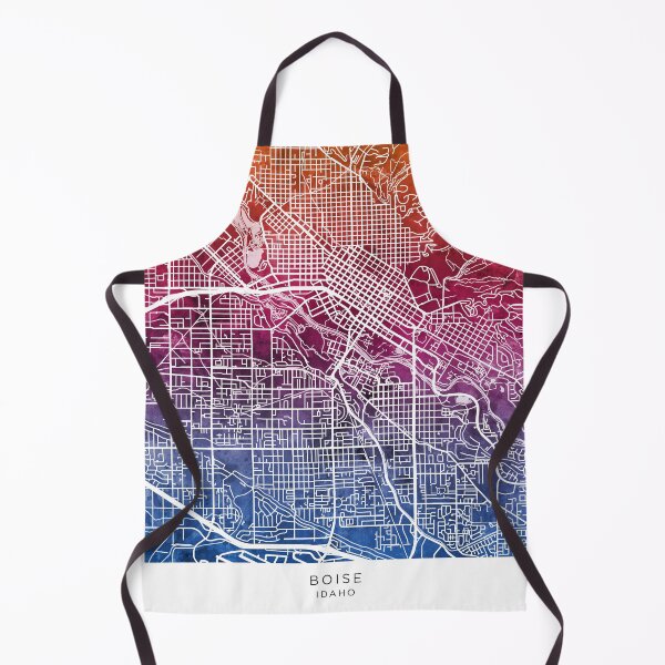 Item preview, Boise Idaho City Street Map designed and sold by ArtPrints.
