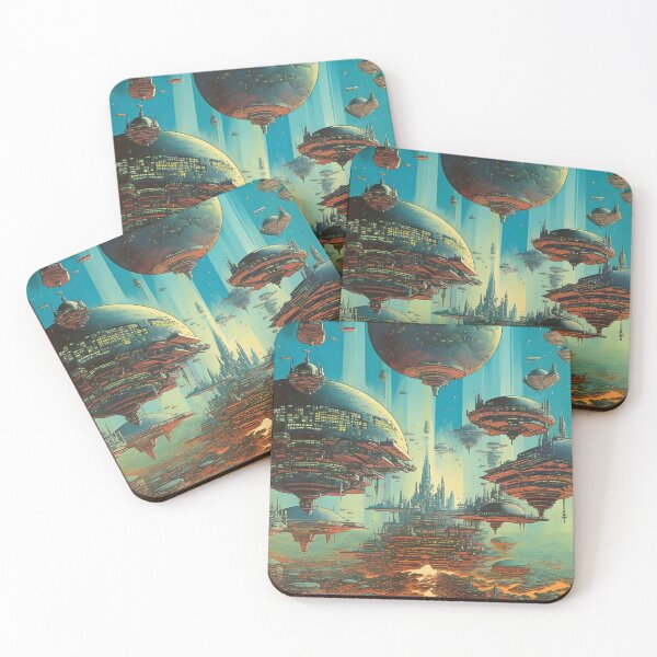 Item preview, Vintage Sci-Fi Inspired Scene designed and sold by Neural Artifex.