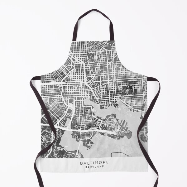 Item preview, Baltimore Maryland City Street Map designed and sold by ArtPrints.