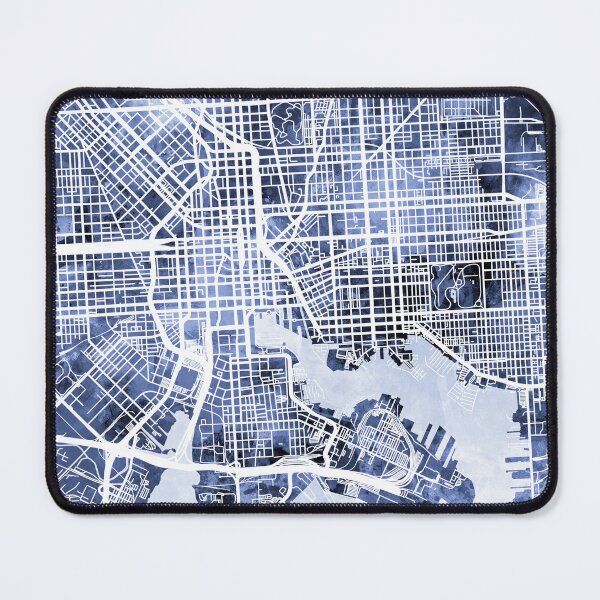 Item preview, Baltimore Maryland City Street Map designed and sold by ArtPrints.
