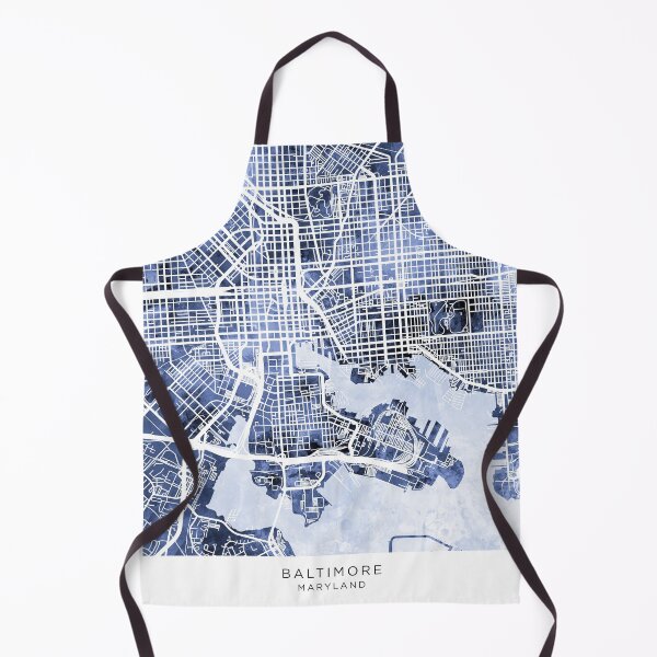 Item preview, Baltimore Maryland City Street Map designed and sold by ArtPrints.