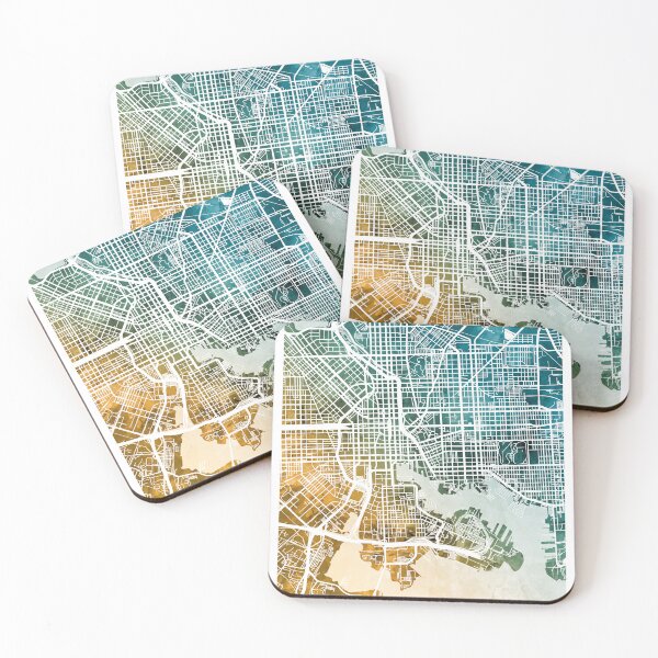 Item preview, Baltimore Maryland City Street Map designed and sold by ArtPrints.
