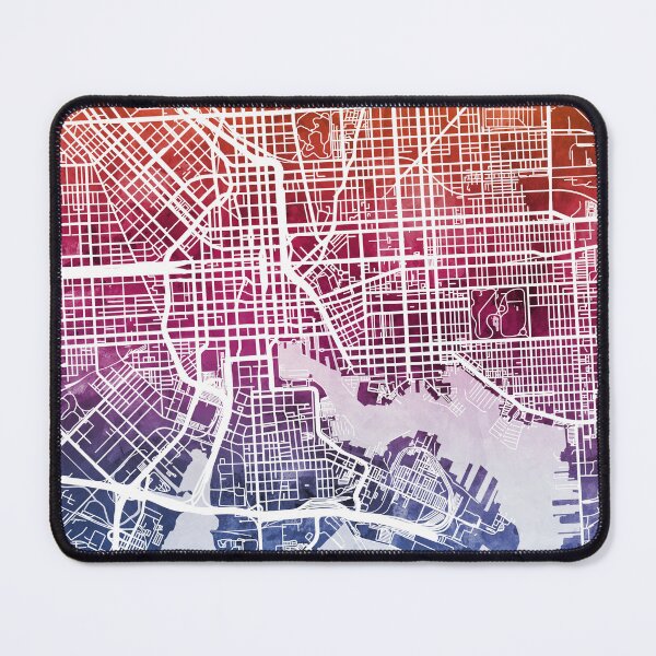 Item preview, Baltimore Maryland City Street Map designed and sold by ArtPrints.