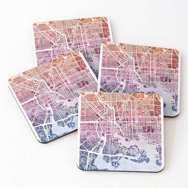 Item preview, Baltimore Maryland City Street Map designed and sold by ArtPrints.