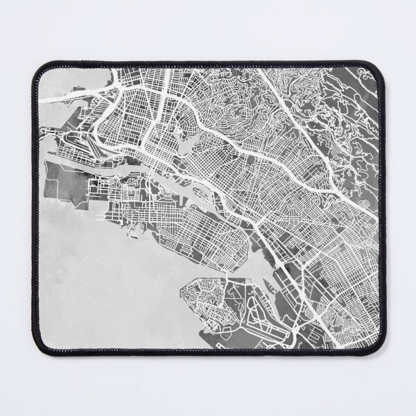 Item preview, Oakland California City Street Map designed and sold by ArtPrints.