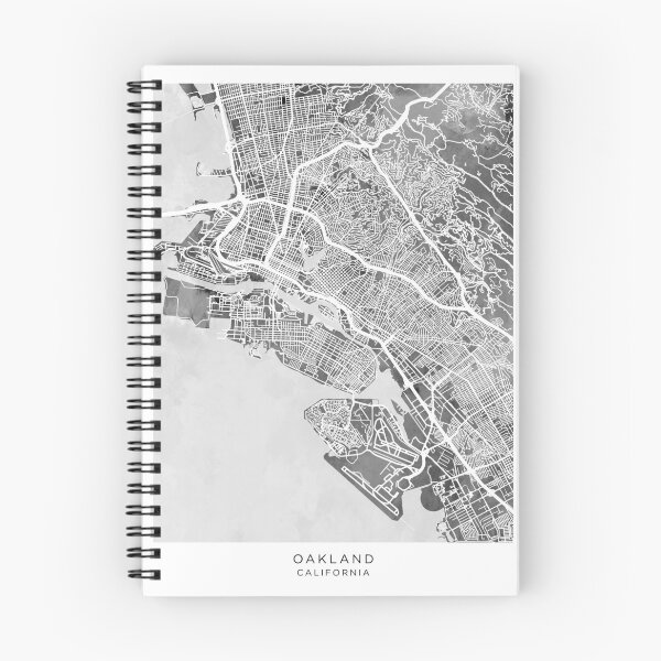 Item preview, Oakland California City Street Map designed and sold by ArtPrints.