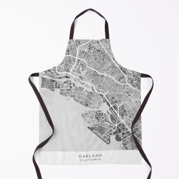 Item preview, Oakland California City Street Map designed and sold by ArtPrints.