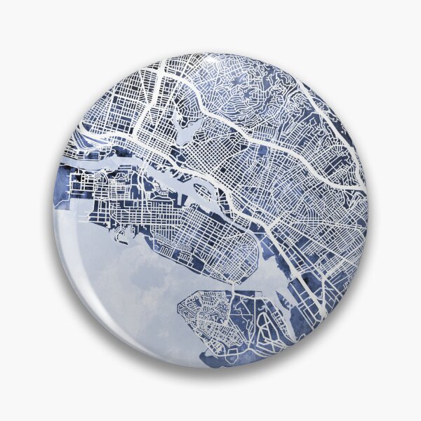 Item preview, Oakland California City Street Map designed and sold by ArtPrints.
