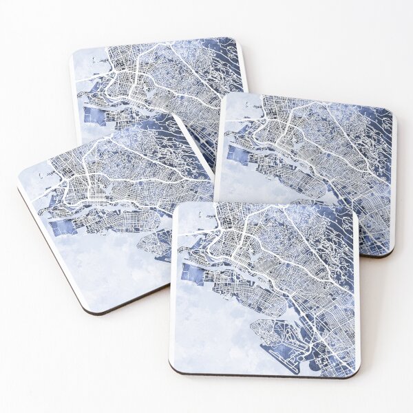 Item preview, Oakland California City Street Map designed and sold by ArtPrints.
