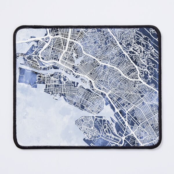 Item preview, Oakland California City Street Map designed and sold by ArtPrints.