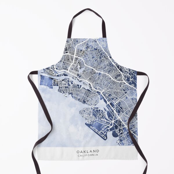 Item preview, Oakland California City Street Map designed and sold by ArtPrints.