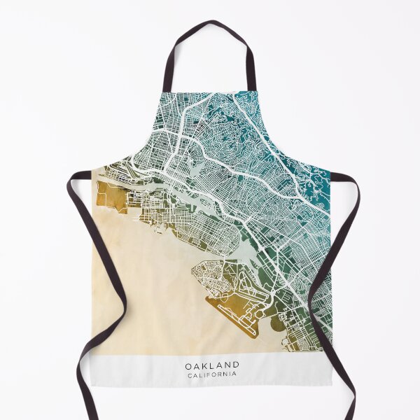 Item preview, Oakland California City Street Map designed and sold by ArtPrints.