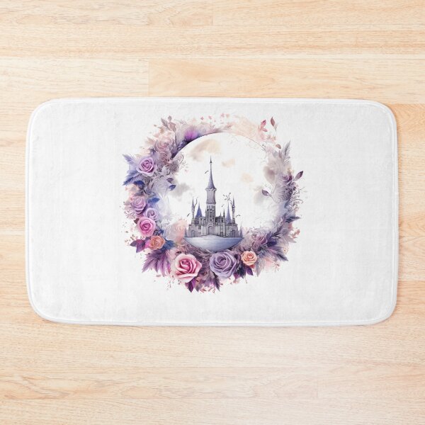 Item preview, Enchanting Floral Moon Castle Motif Illustration, Celestial Magic designed and sold by ShreyaaArts.