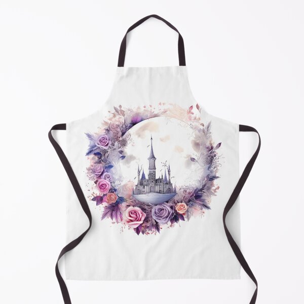 Item preview, Enchanting Floral Moon Castle Motif Illustration, Celestial Magic designed and sold by ShreyaaArts.