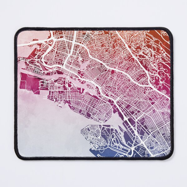 Item preview, Oakland California City Street Map designed and sold by ArtPrints.