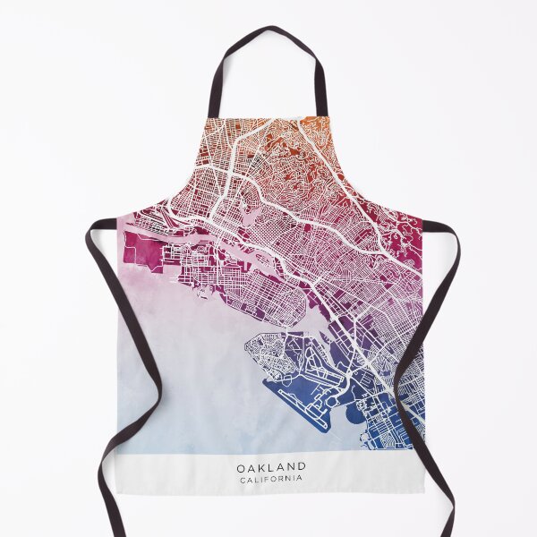 Item preview, Oakland California City Street Map designed and sold by ArtPrints.