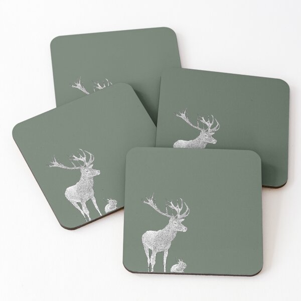 Item preview, Deer elk rabbit rabbit forest animals designed and sold by JosiART21.