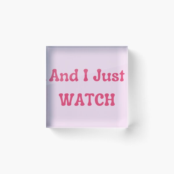 Item preview, Watch lyric image designed and sold by katiebca2.