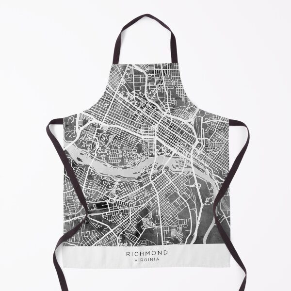 Item preview, Richmond Virginia City Street Map designed and sold by ArtPrints.