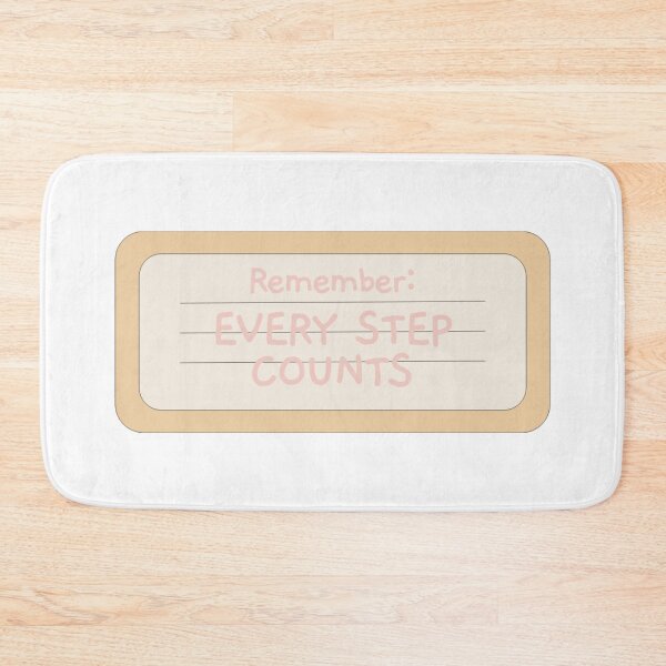 Item preview, Remember: Every step counts. designed and sold by GMM Designs.