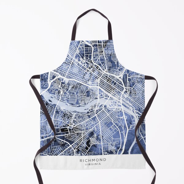 Item preview, Richmond Virginia City Street Map designed and sold by ArtPrints.