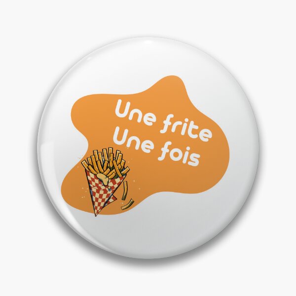 Item preview, One fries once - with a typical Belgian fries cone designed and sold by PausePapote.