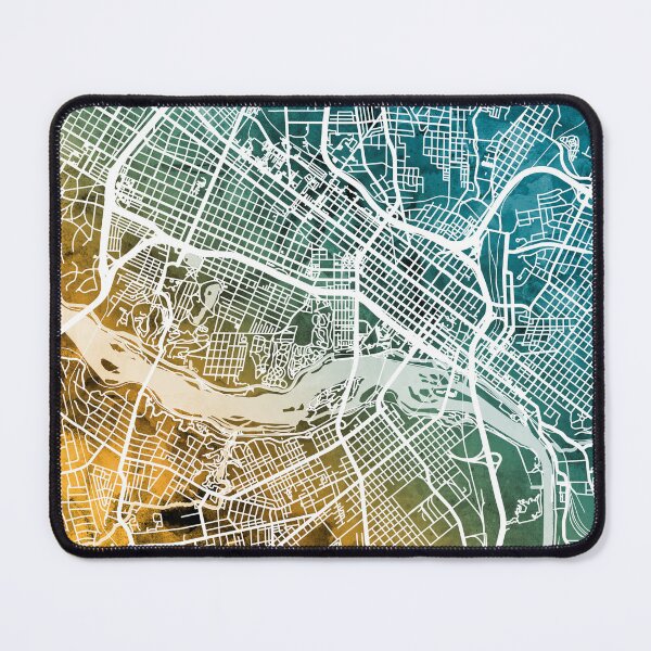 Item preview, Richmond Virginia City Street Map designed and sold by ArtPrints.