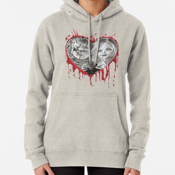 chucky and tiffany valentine's Pullover Hoodie