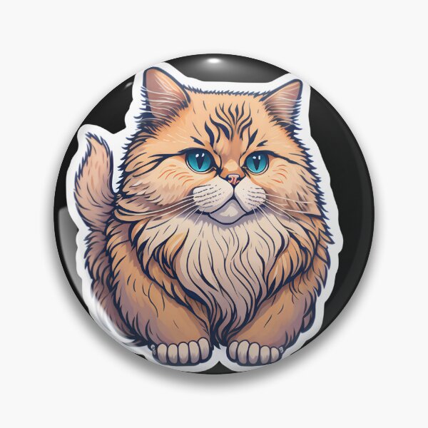 Item preview, Persian Cat (Sticker and Print Out) designed and sold by Sir Elgin Ortiz.
