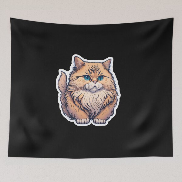 Item preview, Persian Cat (Sticker and Print Out) designed and sold by Sir Elgin Ortiz.