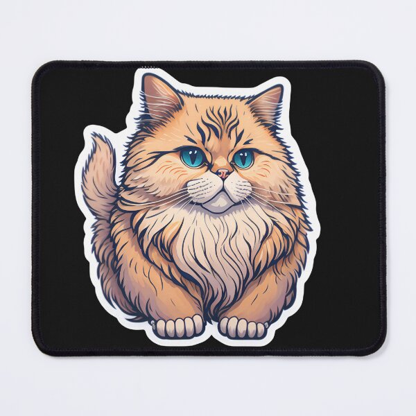 Item preview, Persian Cat (Sticker and Print Out) designed and sold by Sir Elgin Ortiz.