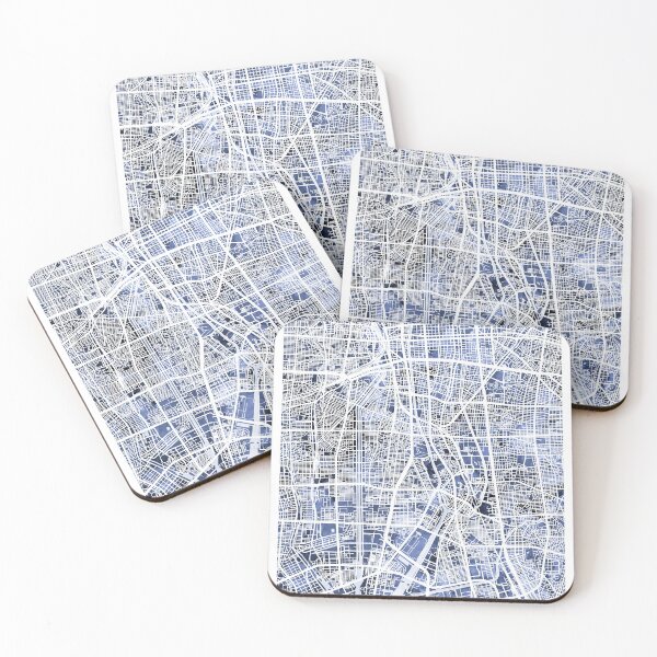 Item preview, Nagoya Japan City Map designed and sold by ArtPrints.