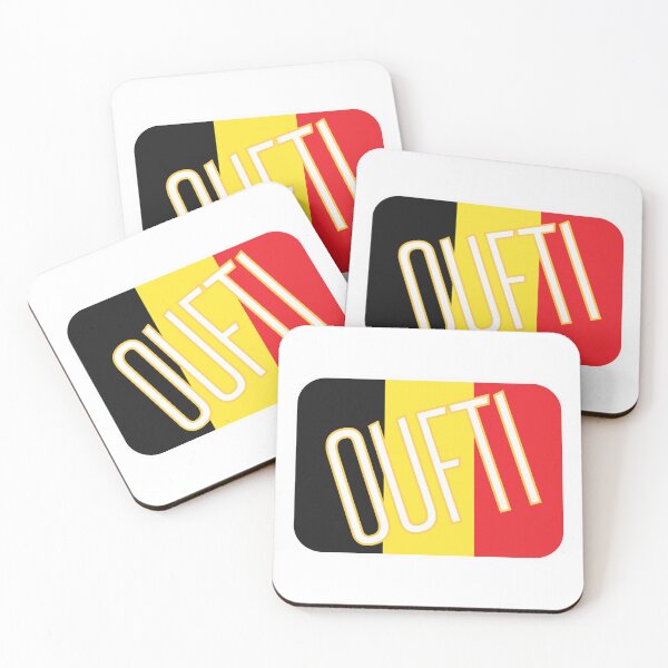Item preview, Phew! belgian phrase from Liège on a belgian flag designed and sold by PausePapote.