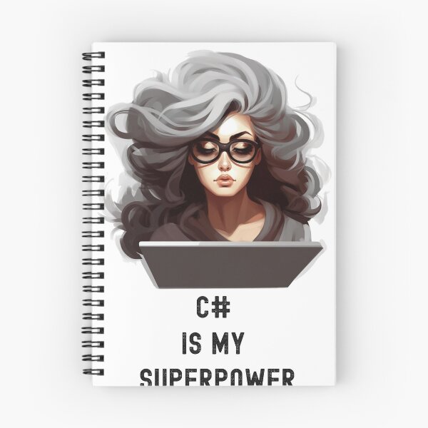 Item preview, C# IS MY SUPERPOWER designed and sold by heringa.