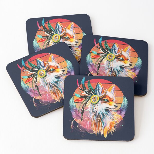 Item preview, Fox, Retro Sunset designed and sold by ORA_ORA.