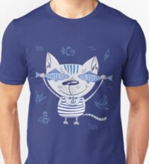 Sea cat illustration Unisex T-Shirt