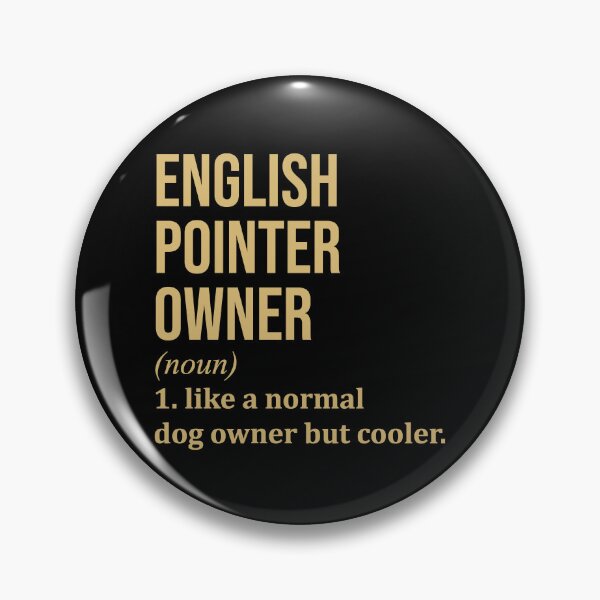 Item preview, English Pointer Owner Definition in Gold designed and sold by XCIV.