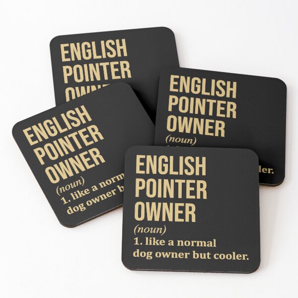 Item preview, English Pointer Owner Definition in Gold designed and sold by XCIV.