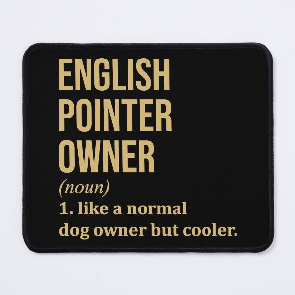 Item preview, English Pointer Owner Definition in Gold designed and sold by XCIV.