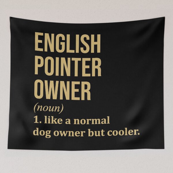 Item preview, English Pointer Owner Definition in Gold designed and sold by XCIV.