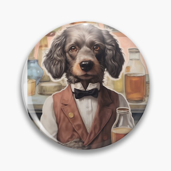 Item preview, Bartender Dog designed and sold by CrittersHub.