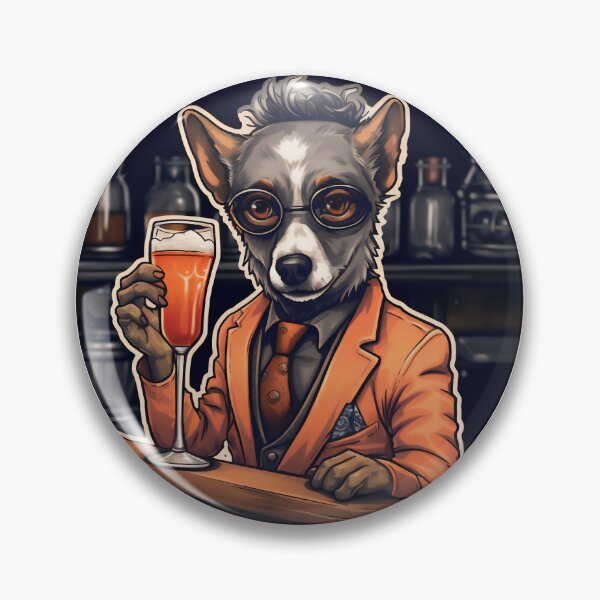 Item preview,  Bartender Dog designed and sold by CrittersHub.