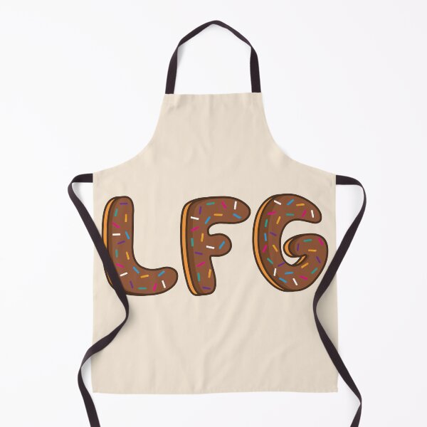 Item preview, LFG Word Shaped Like Chocolate Donuts designed and sold by ITCHAWAWAA.