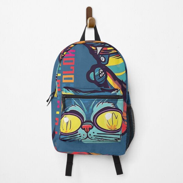 Item preview, Futuristic Multicolor Cats #16 electric cat designed and sold by SOVISART.