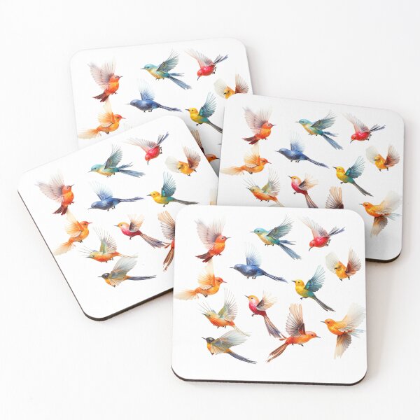 Artikelvorschau, Vögel Bunte Frau Mädchen Frau Geschenk Mädchen Geschenk für Sie entworfen und verkauft von RAGANADesign.
