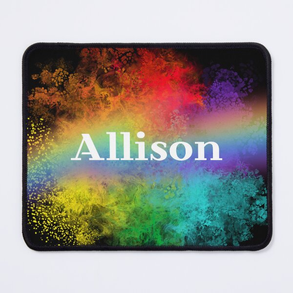 Item preview, Allison | Allison Pride Rainbow Name | LGBTQIA+ Pride Color designed and sold by ShroomMagic.